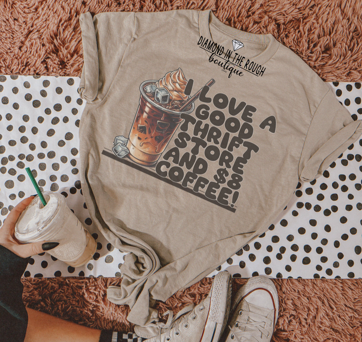 Thrift store & coffee-Graphic Tee