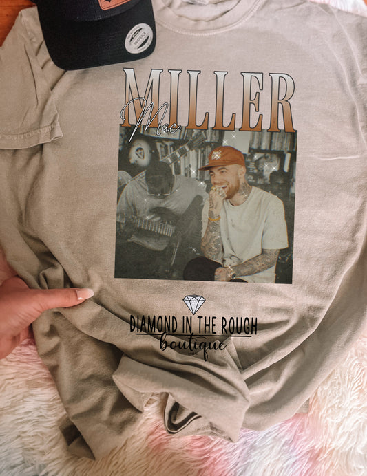 Mac Miller Tan-Graphic Tee