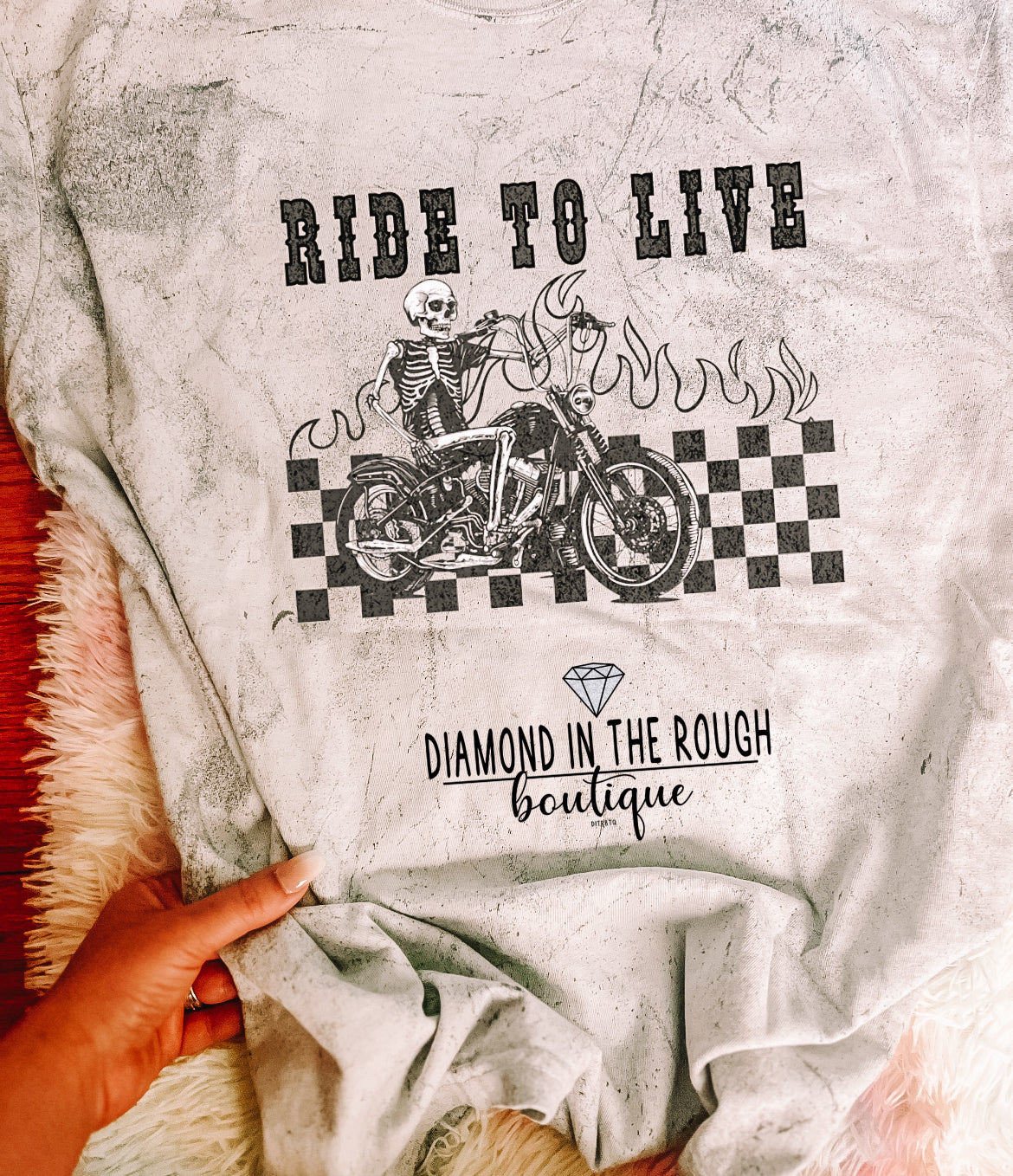 Ride to live-Comfort color tee