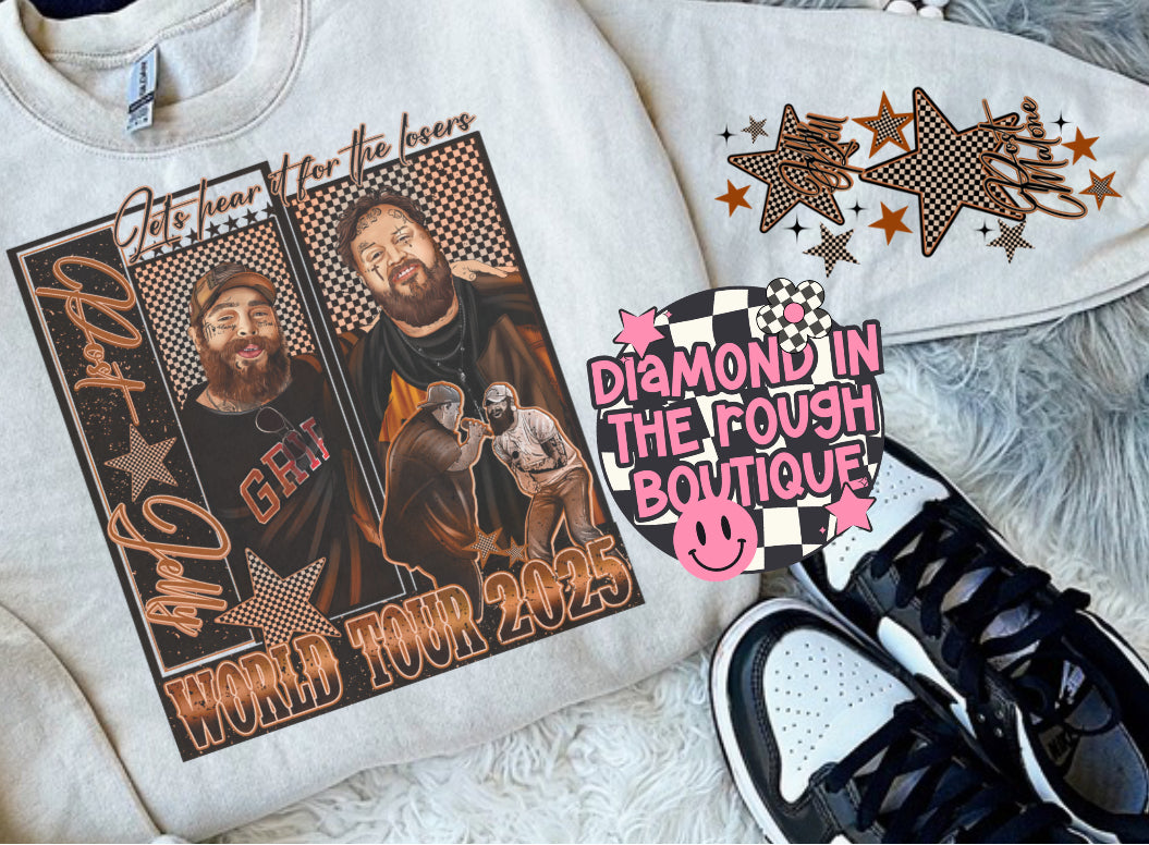 Jelly & posty tour-Crewneck