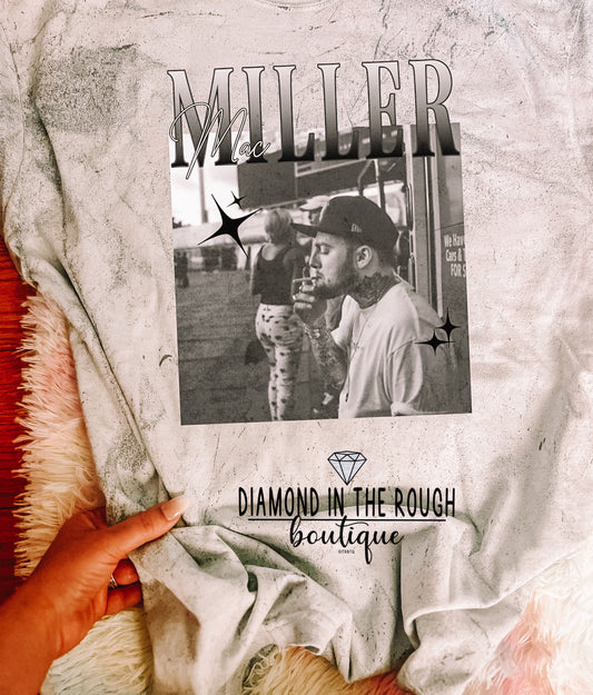 Mac Miller Silver-Graphic Tee