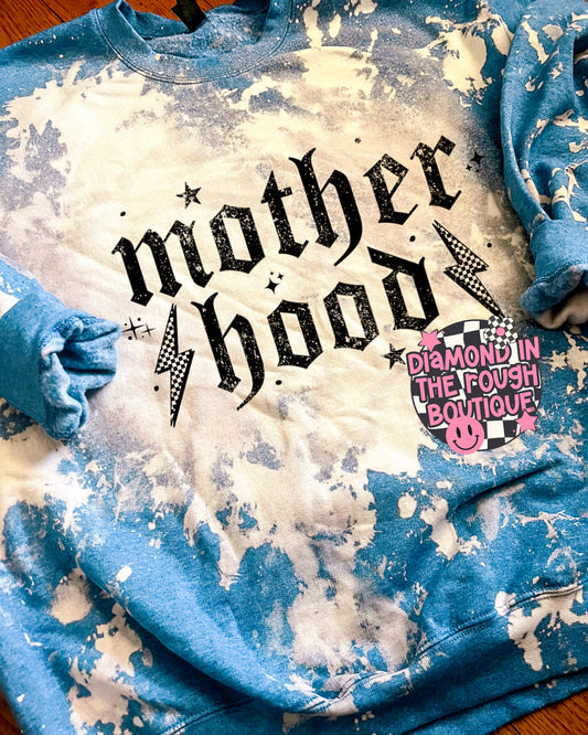 Mother hood-bleached sweatshirt