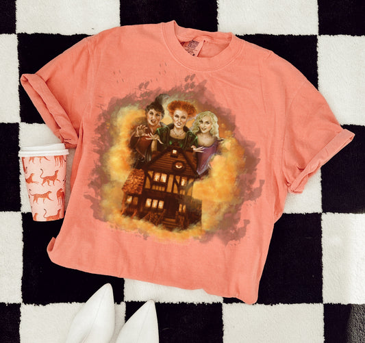 Hocus pocus witches-graphic tee