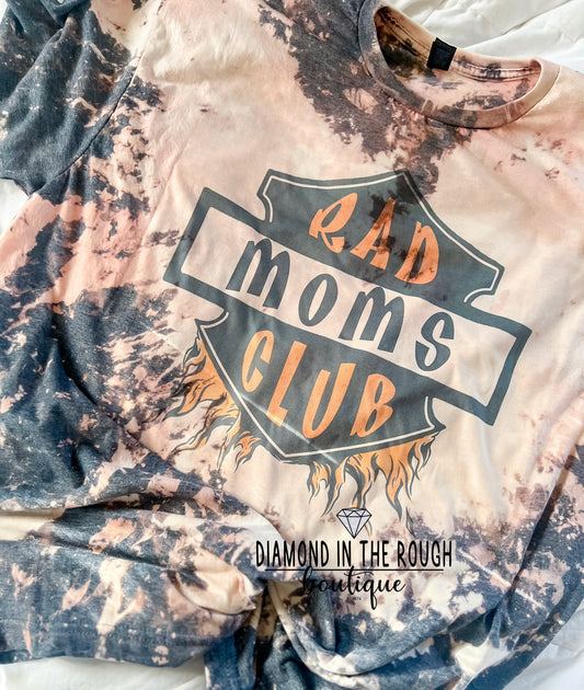 Rad Moms Club-Acid Wash Tee