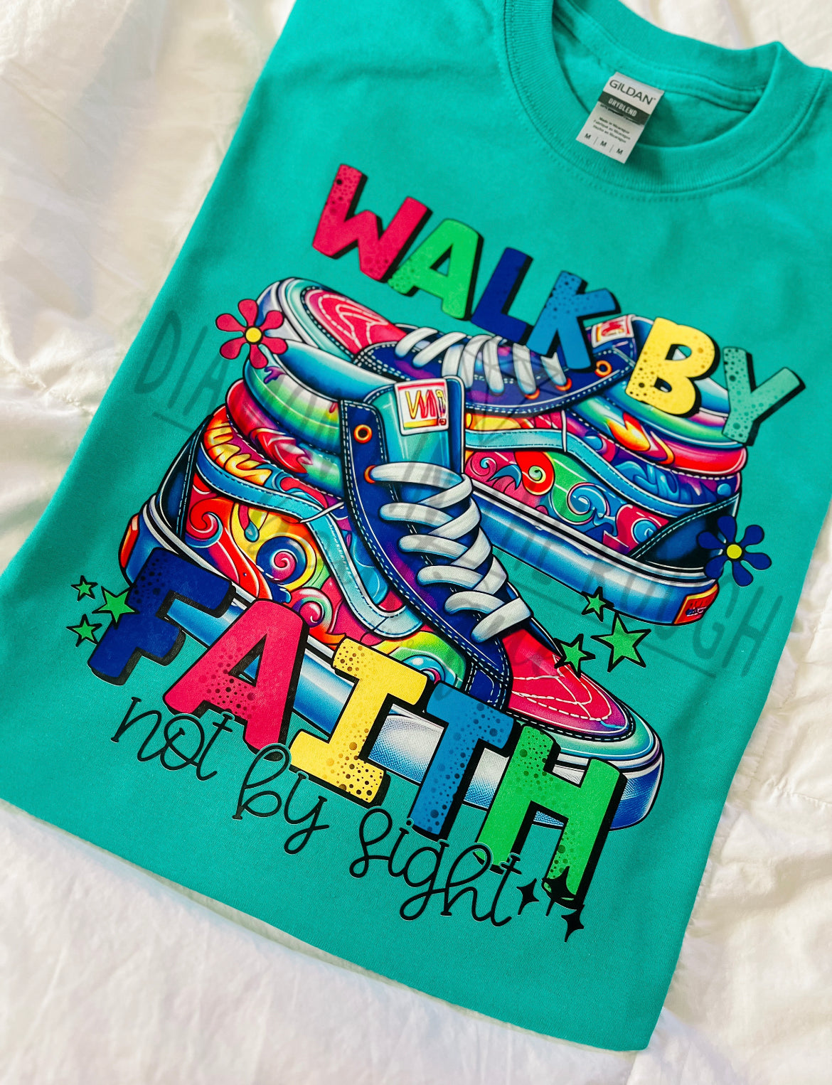 Walk by Faith, Not By Sight-Graphic Tee/adult+youth