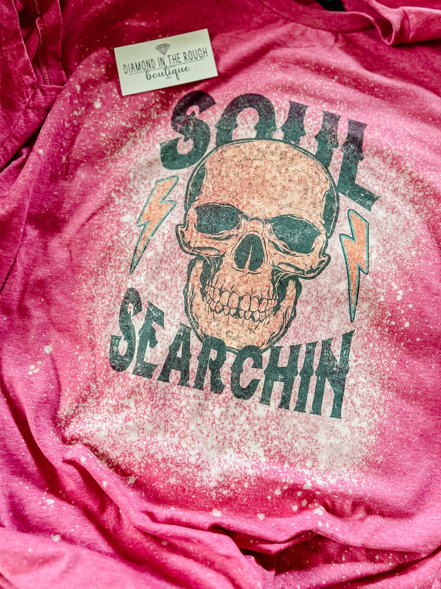 Soul Searching-Bleached Tee