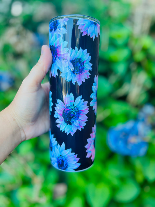 Neon Sunflower 20 oz-Tumbler